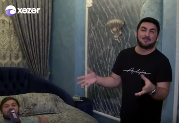 Prodüser Tolikin yeni dəbdəbəli evindən - VİDEO - "Atam ilk dəfə gəlir"