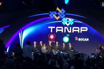 TANAP-ın Avropa ilə birləşəcək hissəsinin açılışı oldu - YENİLƏNİB