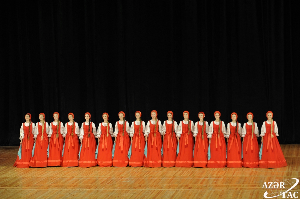 Əfsanəvi “Beryozka” ansamblı Bakıda çıxış edib