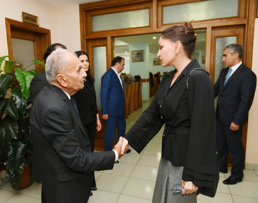 Mehriban Əliyeva Vasim Məmmədəliyevin hüzr mərasimində iştirak edib