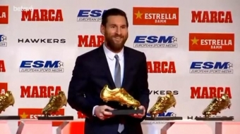 Lionel Messi 6-cı “Qızıl buts”unu aldı