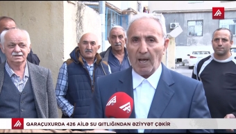 “Su verin bizə!  - Qaraçuxur sakinləri su qıtlığından şikayətlənir - VİDEO