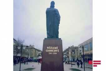 Sumqayıtda Nizaminin heykəlinin yeri dəyişdirildi
