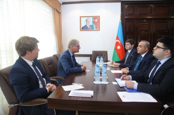 Azay Quliyev Almaniyanın ölkəmizə yeni təyin olunan səfiri ilə görüşüb