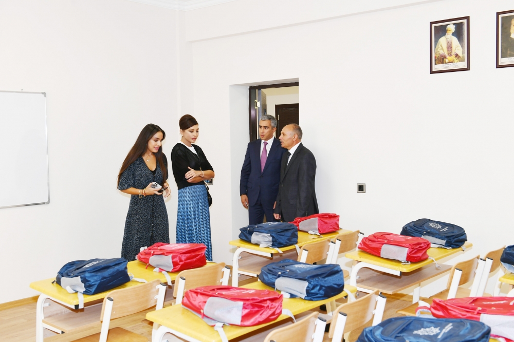 Şamaxıda Məlikçobanlı kənd tam orta məktəbin açılışı olub - <span style="color:red;">YENİLƏNİB 