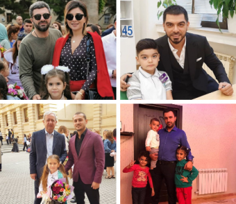 Övladını 1-ci sinfə yola salan <span style="color:red;">MƏŞHURLARIMIZ  -<span style="color:red;"> FOTOLAR 