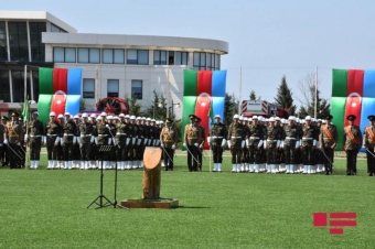 FHN kursantlarının andiçmə mərasimi keçirildi - FOTOLENT