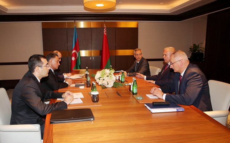 Ramil Usubov Belarusun Təhlükəsizlik Şurasının Dövlət katibi ilə görüşüb