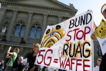 İsveçrədə 5G əleyhinə aksiya