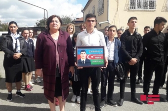 Təmas xəttində öldürülən əsgərimiz dəfn edildi