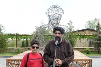 Şamaxıda Nəsiminin heykəl instalyasiyasının açılışı olub - FOTO