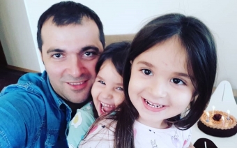 Emin övladları ilə -<span style="color:red;"> FOTO 