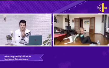 Tünzalə Ağayeva canlı yayımda YERƏ YIXILDI - VİDEO