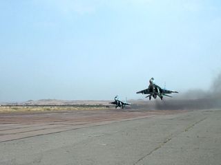 MiQ-29 və Su-25 təyyarələri təlimlər keçirib - FOTO - VİDEO