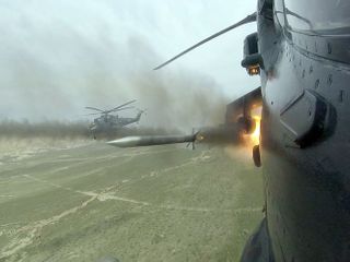 Helikopter bölmələrimizin MÖHTƏŞƏM təlim uçuşları - FOTO - VİDEO
