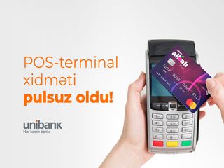 <font color=red>®</font> Unibank sahibkarları xidmət haqqından azad etdi