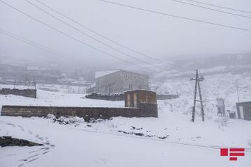 Azərbaycanın bu bölgəsinə qar yağdı