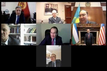 Türkdilli Dövlətlərin səfirləri videokonfrans formatında görüşüblər - FOTO