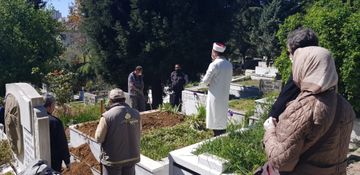 Əli bəy Hüseynzadənin qızı İstanbulda dəfn edildi