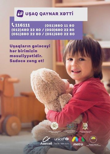 <font color=red>®</font> Uşaq Qaynar Xətt xidməti növbəti hesabatını açıqladı