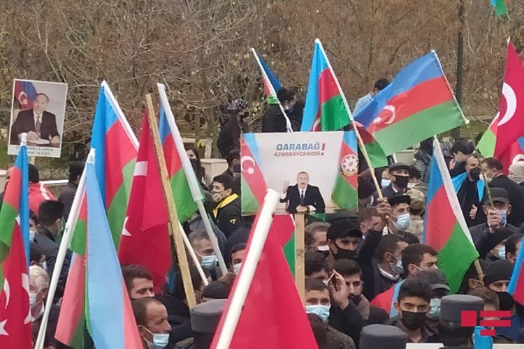 Laçının işğaldan azad edilməsi Taxtakörpüdə qeyd edildi - VİDEO