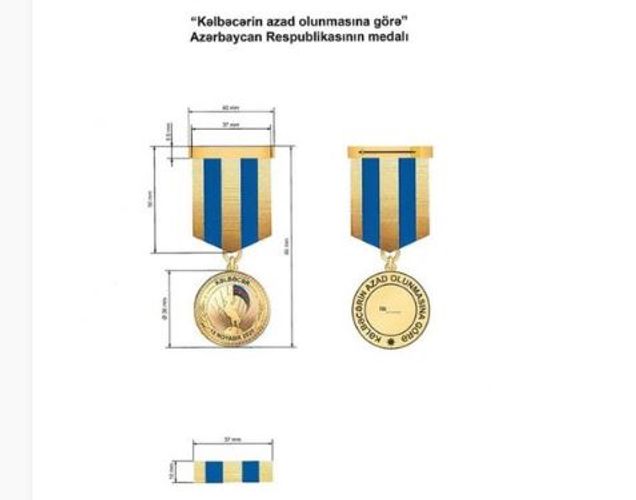 “Kəlbəcərin azad olunmasına görə” medalı haqqında əsasnamə təsdiq edilib