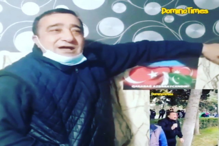 "Zəfər paradı"ında sevinən şəhid atasıdır?