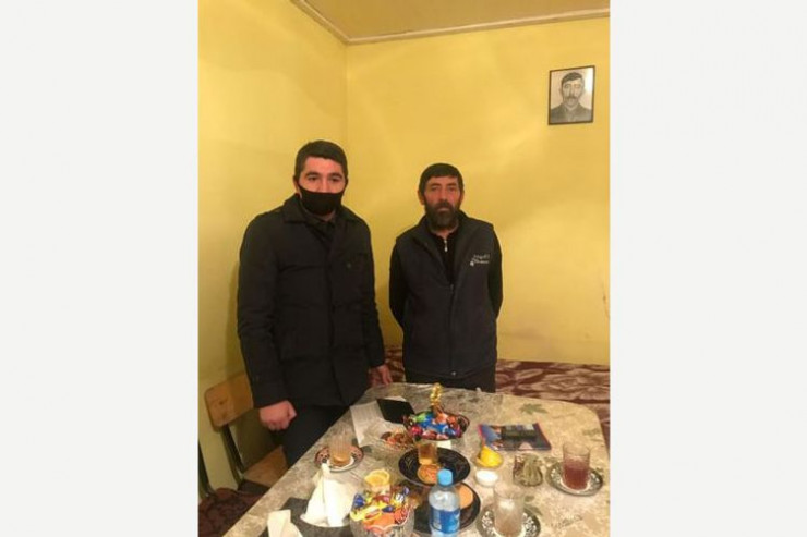 Şəhid Elgün Əmiraslanovun atası və Sosial Müdafiəsi Nazirliyinin əməkdaşı