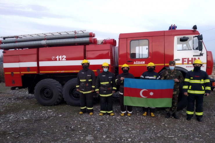 Yanğın xidməti Ağdamda faəliyyətə başladı