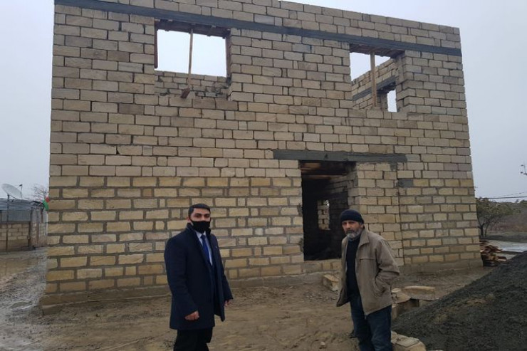 Vətən müharibəsi şəhidinin ailəsinə fərdi ev tikilir