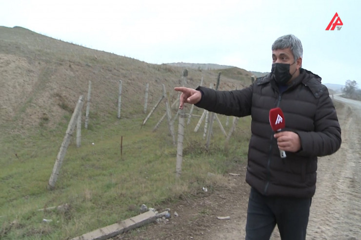 Horadiz kəndində olan müxbirimiz Habil Aslanoğlu