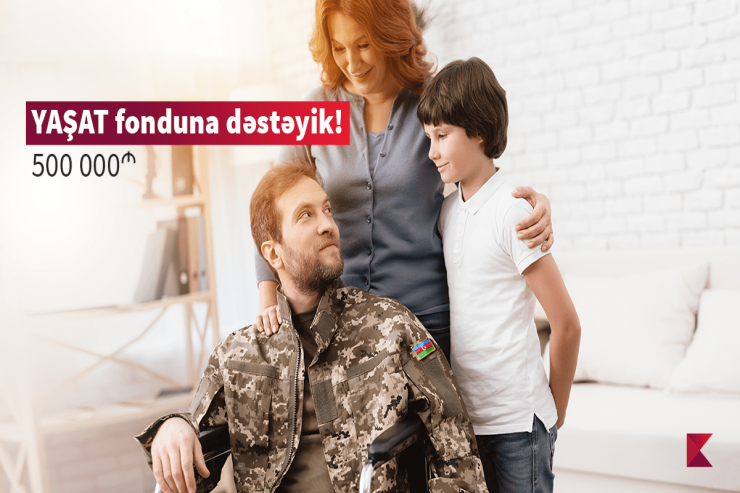 Kapital Bank “YAŞAT” Fonduna yarım milyon manat köçürdü