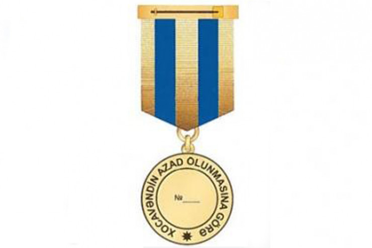 Bir qrup hərbi qulluqçu “Xocavəndin azad olunmasına görə” medalı ilə təltif edildi