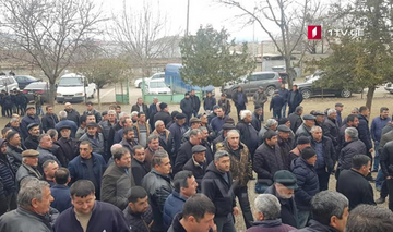 Gürcüstandakı azərbaycanlılar etiraz aksiyası keçirdilər