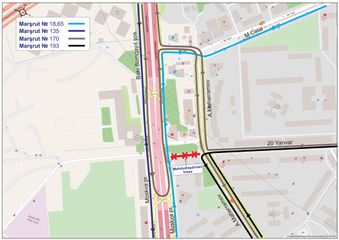 DİQQƏT: Bu marşrutların hərəkət sxemində dəyişiklik edildi