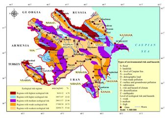 Azərbaycanın ekoloji risklər xəritəsi hazırlandı  