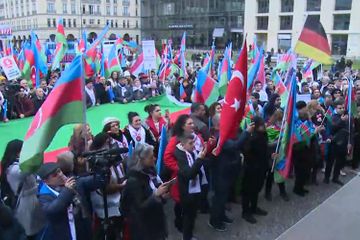 Berlində Ümumavropa Qarabağ mitinqi keçirilib - YENİLƏNİB - FOTO