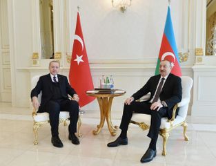 Azərbaycan və Türkiyə prezidentləri təkbətək görüşdü  - YENİLƏNİB