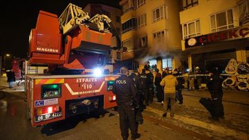 Ankarada yanğın ağır faciəyə səbəb oldu