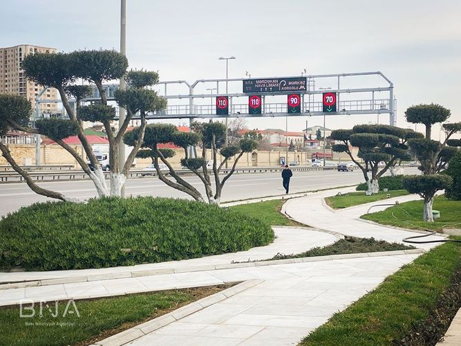 Bu yolda da sürət həddi endirildi  - FOTO