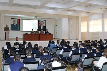 “Fövqəladə hallarla bağlı davranış qaydaları” mövzusunda tədbir keçirilib