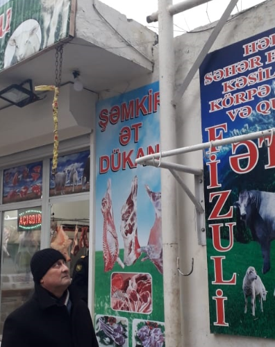 Badamdarda qanunsuz fəaliyyət göstərən ət kəsilən yerlər aşkarlandı