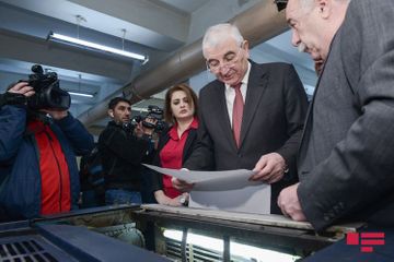 Parlament seçkiləri üçün seçki bülletenlərinin çapı başladı 
