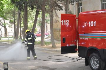 FHN dezinfeksiya işlərini davam etdirir  - VİDEO