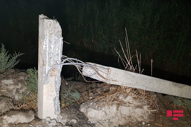 Göyçayda güclü külək və leysan yağışı fəsadlar törətdi - FOTO