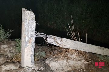 Göyçayda güclü külək və leysan yağışı fəsadlar törətdi - FOTO