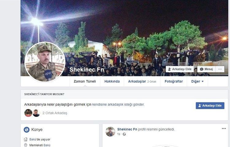 Facebookda Vaqif Dərgahlının adına saxta hesab açılıb - FOTO