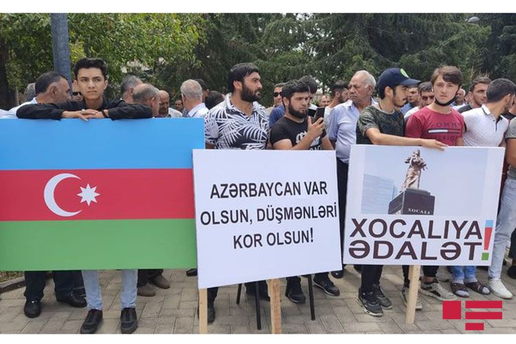 Marneulidə Qarabağ aksiyası  - FOTO