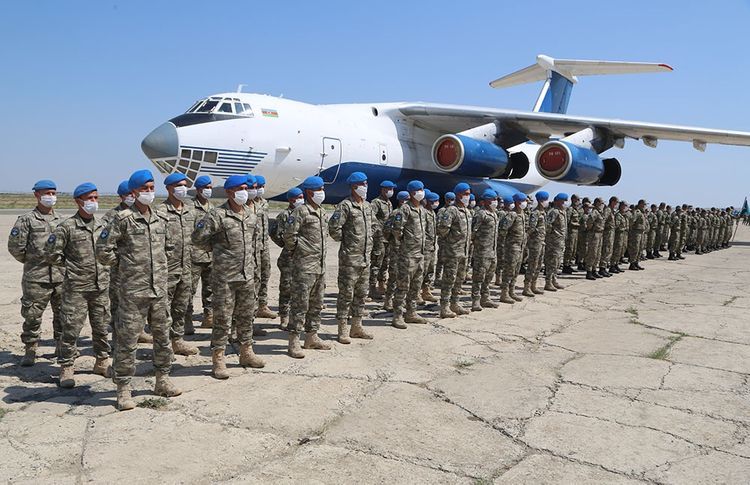 Türkiyə hərbçilərinin təntənəli qarşılanma mərasimi keçirildi - FOTO - VİDEO