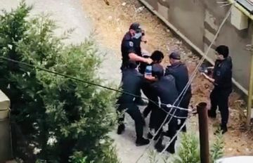 Bakıda polisə belə müqavimət göstərdilər - FOTO